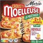 Pizza crousti moelleuse à partager royale surgelée - MARIE en promo chez Intermarché Pizza crousti moelleuse à partager royale surgelée - MARIE dans le catalogue Intermarché