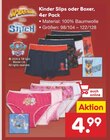 Kinder Slips oder Boxer Angebote bei Netto Marken-Discount Coburg für 4,99 €