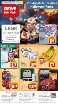 REWE Prospekt der Woche "Dein Markt" Seite 1, 27.10.2025 bis 01.11.2025 für Velbert Aktueller REWE Prospekt "Dein Markt" Seite 1 von 36 Seiten für Velbert