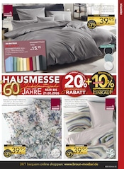 Aktueller BRAUN Möbel-Center Prospekt mit Bettwäsche, "60 JAHRE BRAUN MÖBEL CENTER", Seite 23