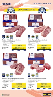Rumpsteak im METRO Prospekt "Wochenangebote + Flash Deal + Metro Markets" mit 27 Seiten (Saarbrücken)