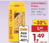Keks'n Cream Angebote von Leibniz bei Netto Marken-Discount Hildesheim für 1,49 €