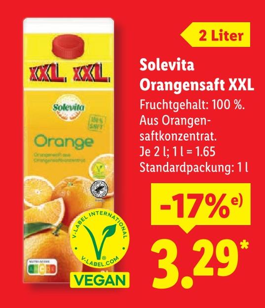 Orangensaft XXL