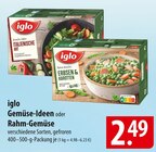 iglo Gemüse-Ideen oder Rahm-Gemüse Angebote bei famila Nordost Celle für 2,49 €