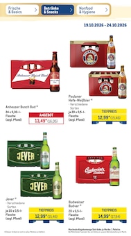 Bier im aktuellen METRO Prospekt (Laatzen) Bier im METRO Prospekt "Wochenangebote" mit 51 Seiten (Laatzen)