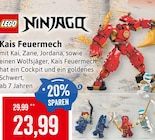 NINJAGO Kais Feuermech Angebote von LEGO bei Kaufhaus Stolz Greifswald für 23,99 €