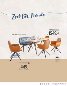 Stuhl im Polstermöbel Fischer Prospekt "FRÜHJAHRS-PREISSTURZ" mit 38 Seiten (Karlsruhe)