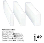 Porenbetonstein bei BayWa Bau- und Gartenmärkte im Prospekt "" für 1,49 €