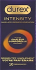 Préservatifs Intensity x10 - Durex en promo à 2,94 € chez Intermarché Super Préservatifs Intensity x10 - Durex dans le catalogue Intermarché Super