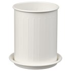 Besteckständer weiß/verzinkt von VÄLVÅRDAD im aktuellen IKEA Prospekt