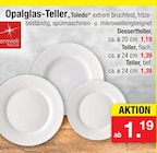 Opalglas-Teller Toledo Dessertteller Angebote von Bormioli Rocco bei Zimmermann Peine für 1,19 €
