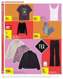 Prix et réduction Débardeur Femme dans le prospectus Carrefour en cours Offre Débardeur Femme dans le catalogue Carrefour du moment à la page 56