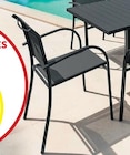 Fauteuil Piazza aluminium anthracite graphite - Hespéride - Maxi Bazar Fauteuil Piazza aluminium anthracite graphite - Hespéride à 34,99 € dans le catalogue Maxi Bazar