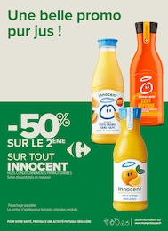 Prix et réduction Innocent dans le prospectus Carrefour Proximité en cours Offre Innocent dans le catalogue Carrefour Proximité du moment à la page 2