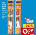 Beef Stick im Angebot bei Netto Marken-Discount in Bruchsal Beef Stick Angebote von Vitakraft bei Netto Marken-Discount Bruchsal für 0,39 €