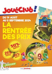 Prospectus JouéClub à Varennes-sur-Seine, "LA RENTRÉE DES PRIX", 1 page, 19/08/2024 - 08/09/2024