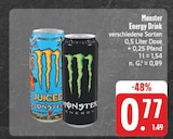 Energy Drink Angebote von Monster bei EDEKA Freiberg für 0,77 €