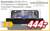 Aktuelles Geschirrspüler GSV560 Angebot bei Möbel AS in Mannheim ab 444,00 €