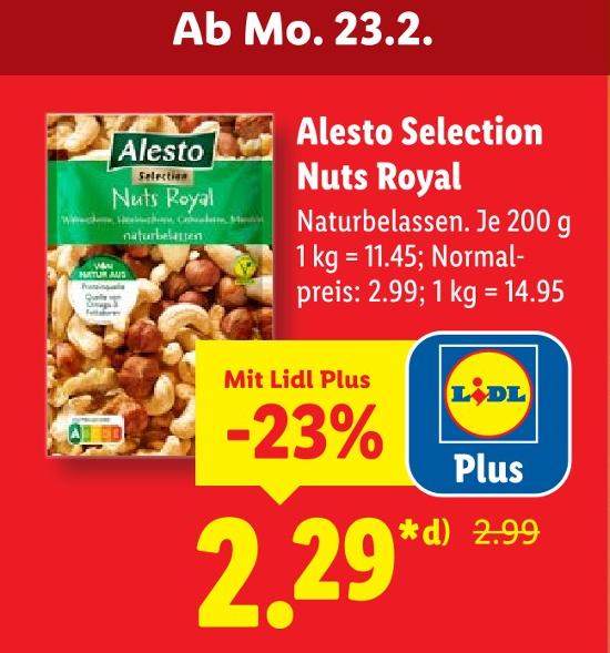 Selection Nuts Royal