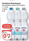 Mineralwasser im Angebot bei GLOBUS in Gotha Mineralwasser Angebote von Gerolsteiner bei GLOBUS Gotha für 0,79 €