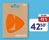Gift Card von Zalando im aktuellen ALDI SÜD Prospekt für 42,50 €