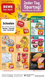 Hähnchen im REWE Prospekt in Kleve Aktueller REWE Prospekt mit Hähnchen, "Dein Markt", Seite 1