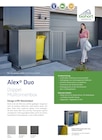 Doppel-Mülltonnenbox von Alex Duo im aktuellen Werkmarkt Andre Neilling Prospekt