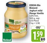 EDEKA Bio Bioland-Joghurt mild Mango Vanille im Angebot bei E center in Bietigheim-Bissingen EDEKA Bio Bioland-Joghurt mild Mango Vanille Angebote von Bioland bei E center Bietigheim-Bissingen für 1,59 €