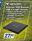 Externer DVD-Brenner USB 2.0 light Version Angebote von Verbatim bei expert Falkensee für 27,99 €