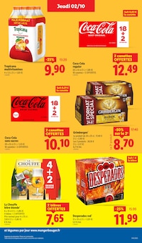 Promotion Bière dans le prospectus Lidl, valable du 02/10/2025 au 08/10/2025 Promo Bière dans le catalogue Lidl du moment à la page 21