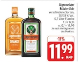 Kräuterlikör Angebote von Jägermeister bei E center Ansbach für 11,99 €