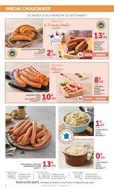 Promos Saucisse dans le catalogue "PRIX BAS DE VOTRE MAGASIN" de Super U Saucisse en promo dans le catalogue Super U à la page 2
