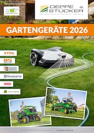 Deppe & Stücker Prospekt für Kerspleben und Umgebung: „GARTENGERÄTE 2026“, 8 Seiten, 02.04.2026 - 30.06.2026