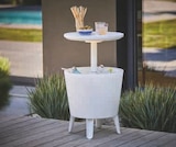 Table cocktail glacière lumineuse 30l - KETER - Super U à Besançon Table cocktail glacière lumineuse 30l - KETER en promo chez Super U Besançon à 79,99 €