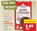 Raspelschokolade Angebote von Backfee bei Netto Marken-Discount Ahlen für 1,89 €