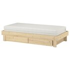 Aktuelles Bettgestell auszieh+Aufbew/2Matratz Kiefer/Åfjäll mittelfest Angebot bei IKEA in Salzgitter ab 434,00 €