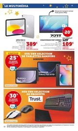 Tablette Angebote im Prospekt "LES PRIX BAS de Noël" von Hyper U Tablette Angebote im Prospekt "LES PRIX BAS de Noël" von Hyper U auf Seite 12