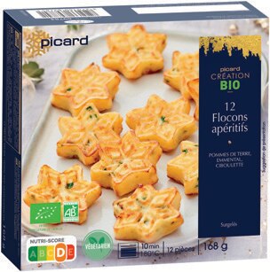 Picard Saintes - 12 flocons apéritifs bio Promo 12 flocons apéritifs bio dans le catalogue Picard Joyeux Noël(s) à Saintes