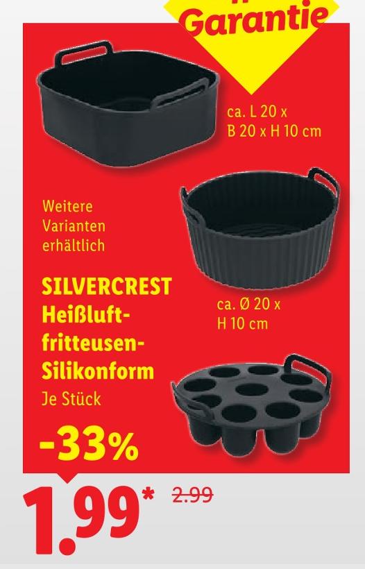Heißluftfritteusen-Silikonform