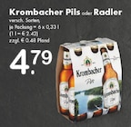 Pils im Angebot bei TOP Getränke in Düsseldorf Pils Angebote von Krombacher bei TOP Getränke Düsseldorf für 4,79 €