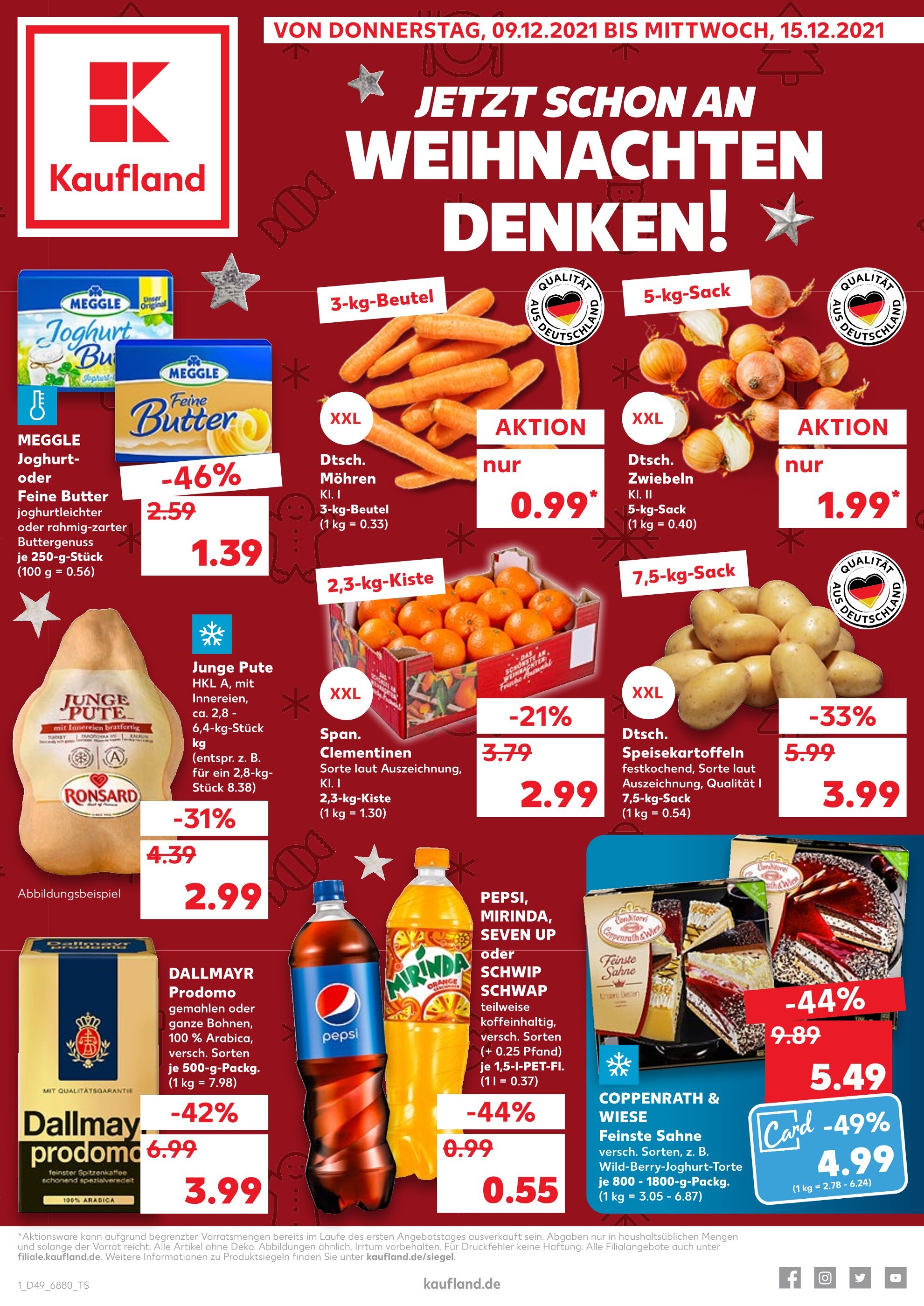 Kaufland Prospekt für Zweibrücken mit 56 Seiten Kaufland Prospekt für Zweibrücken: "Top Angebote", 56 Seiten, 09.12.2021 - 15.12.2021