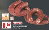 BLUT- oder GRÜTZWURST Angebote von Rasting bei Marktkauf Köln für 0,69 €