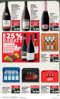 Mineralwasser im aktuellen Kaufland Prospekt (Stuttgart) Mineralwasser im Kaufland Prospekt "RICHTIG FRISCH" mit 71 Seiten (Stuttgart)