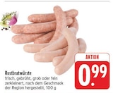EDEKA Weinböhla - Rostbratwürste grob Angebot im Prospekt Rostbratwürste grob bei EDEKA im Weinböhla Prospekt für 0,99 €