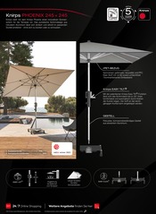Aktueller XXXLutz Möbelhäuser Prospekt mit Sonnenschirmständer, "Sonnenschutz mit Stil", Seite 4
