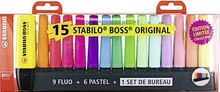 Lot de 15 surligneurs boss original - Géant Casino à Paris Lot de 15 surligneurs boss original en promo chez Géant Casino Paris à 7,46 €