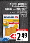 Backfisch, Fischfrikadellen, Herings- oder Matjesfilets Angebote von Nordsee bei E center Mönchengladbach für 2,49 €