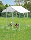 Freilaufgehege HLS25T ca. L 200 x B 200 x H 200 cm von Juskys im aktuellen Netto Marken-Discount Prospekt