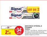 Dentifrice intégral 8 charbon - Signal dans le catalogue Intermarché