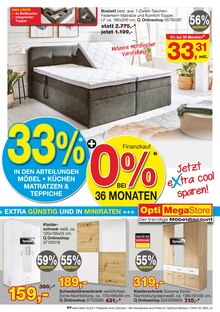 Matratze im aktuellen Opti-Wohnwelt Prospekt (Bremen) Matratze im Opti-Wohnwelt Prospekt "Summer Sale" mit 63 Seiten (Bremen)